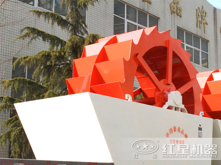 雙輪輪斗式洗砂機(jī)，產(chǎn)量50-100t/h