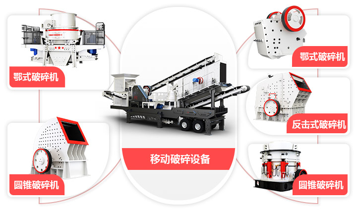 移動液壓破碎機(jī)多機(jī)組合，實(shí)現(xiàn)多種物料破碎
