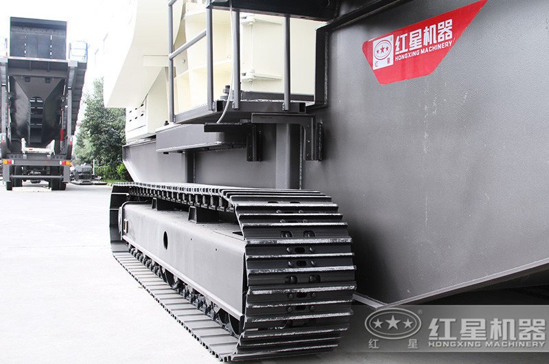 可移動建筑工地垃圾粉碎機，履帶液壓驅動